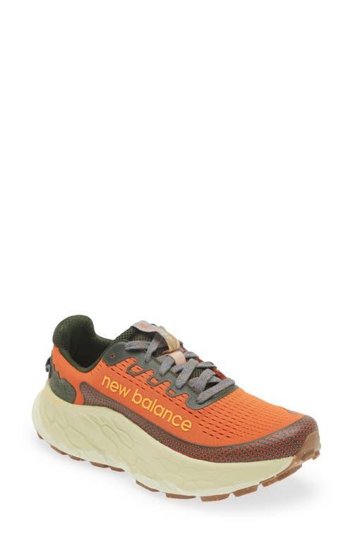 New Balance Mens Fresh Foam More Trail V3 - Running Shoes Tan/Green Product Image