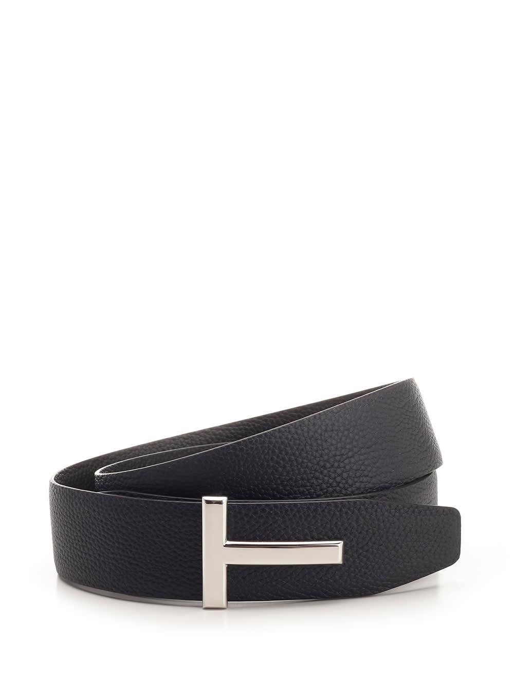 Reversible Blue/black T-icon Belt Product Image