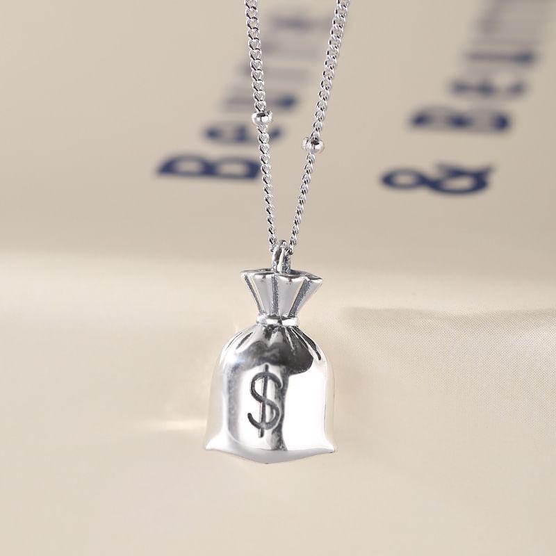 Money Bag Pendant Alloy Necklace Product Image