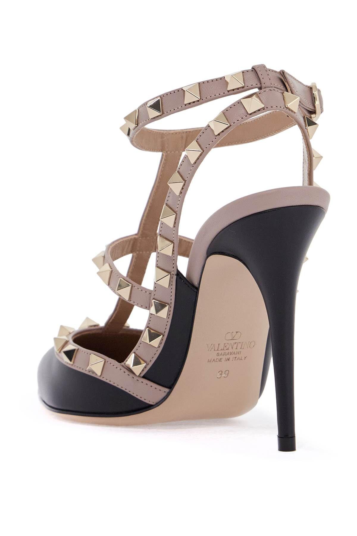 VALENTINO GARAVANI Rockstud Slingback In Black Product Image