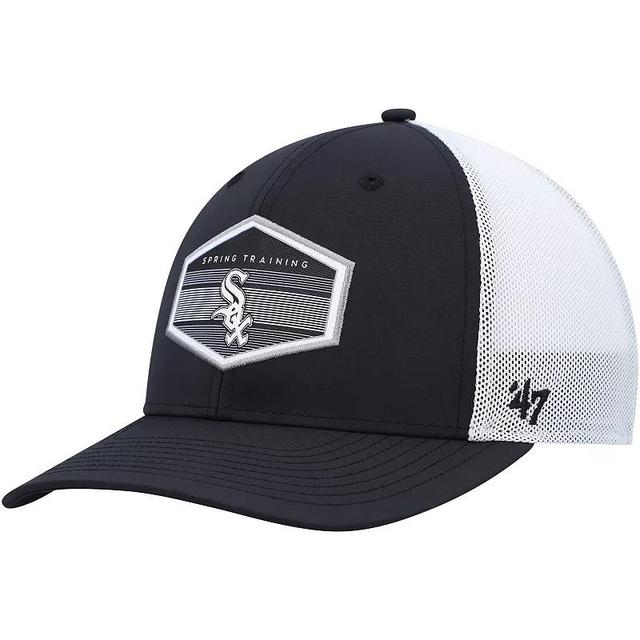 Mens 47 /White Chicago White Sox Spring Training Burgess Trucker Adjustable Hat Product Image