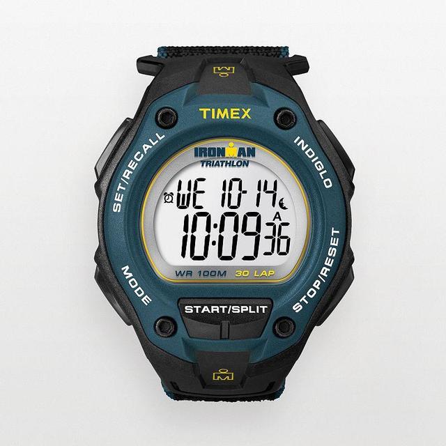 Timex Mens Ironman Triathlon 30-Lap Digital Chronograph Watch - T5K413KZ, Black Product Image