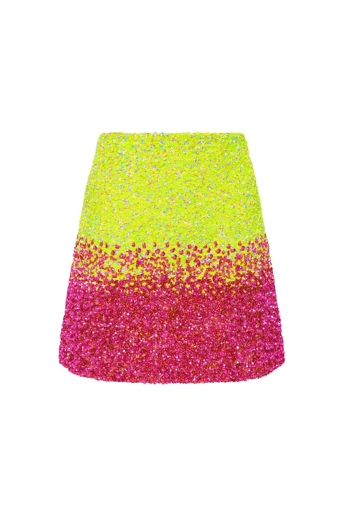 Calypso Ombre Mini Skirt Product Image