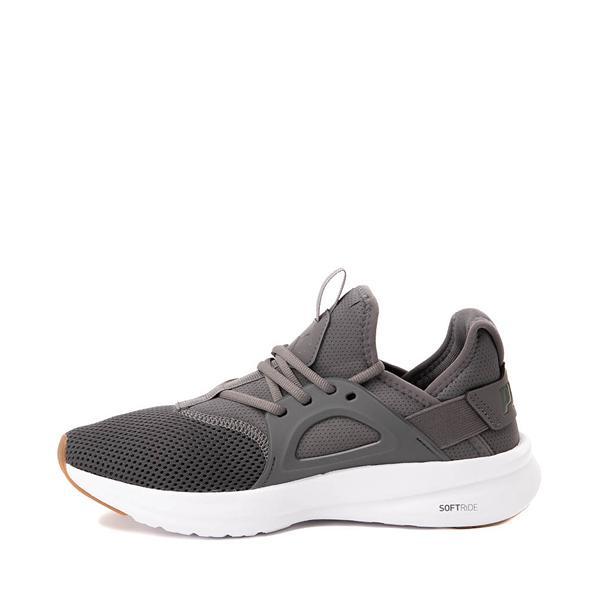 Mens PUMA Softride Enzo Evo Athletic Shoe - Dark Gray / White Product Image