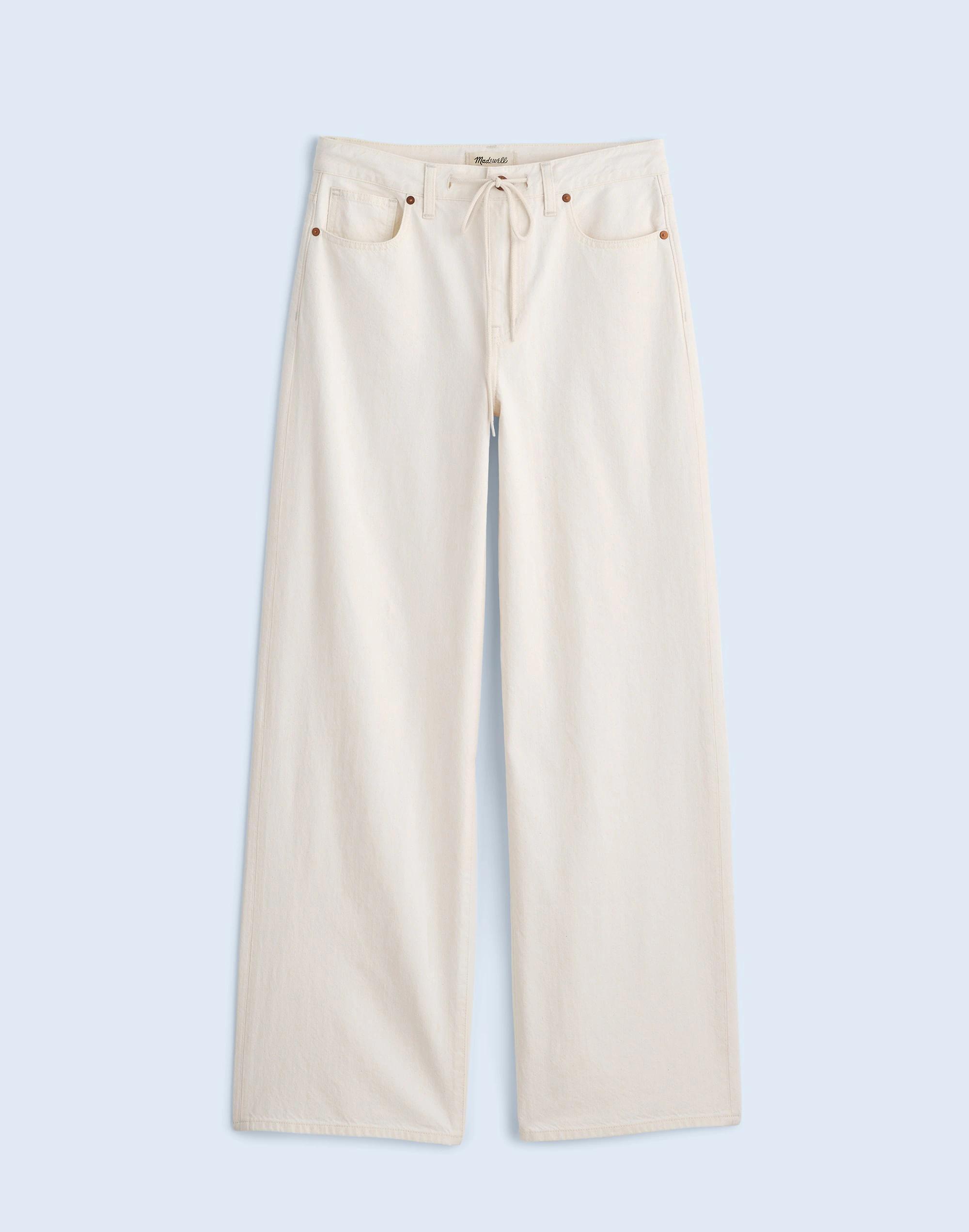 Superwide-Leg Jeans in Vintage Canvas: Drawstring Edition Product Image