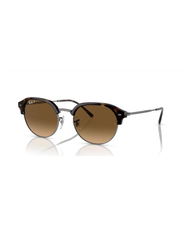 Ray-Ban 55mm Gradient Polarized Irregular Sunglasses Product Image