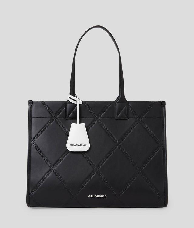 K/SKUARE EMBOSSED LARGE TOTE BAG Product Image