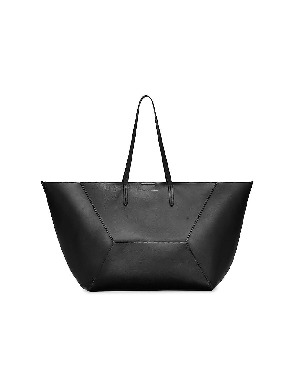 Womens Calfskin Large Shopper Tote Bag Product Image