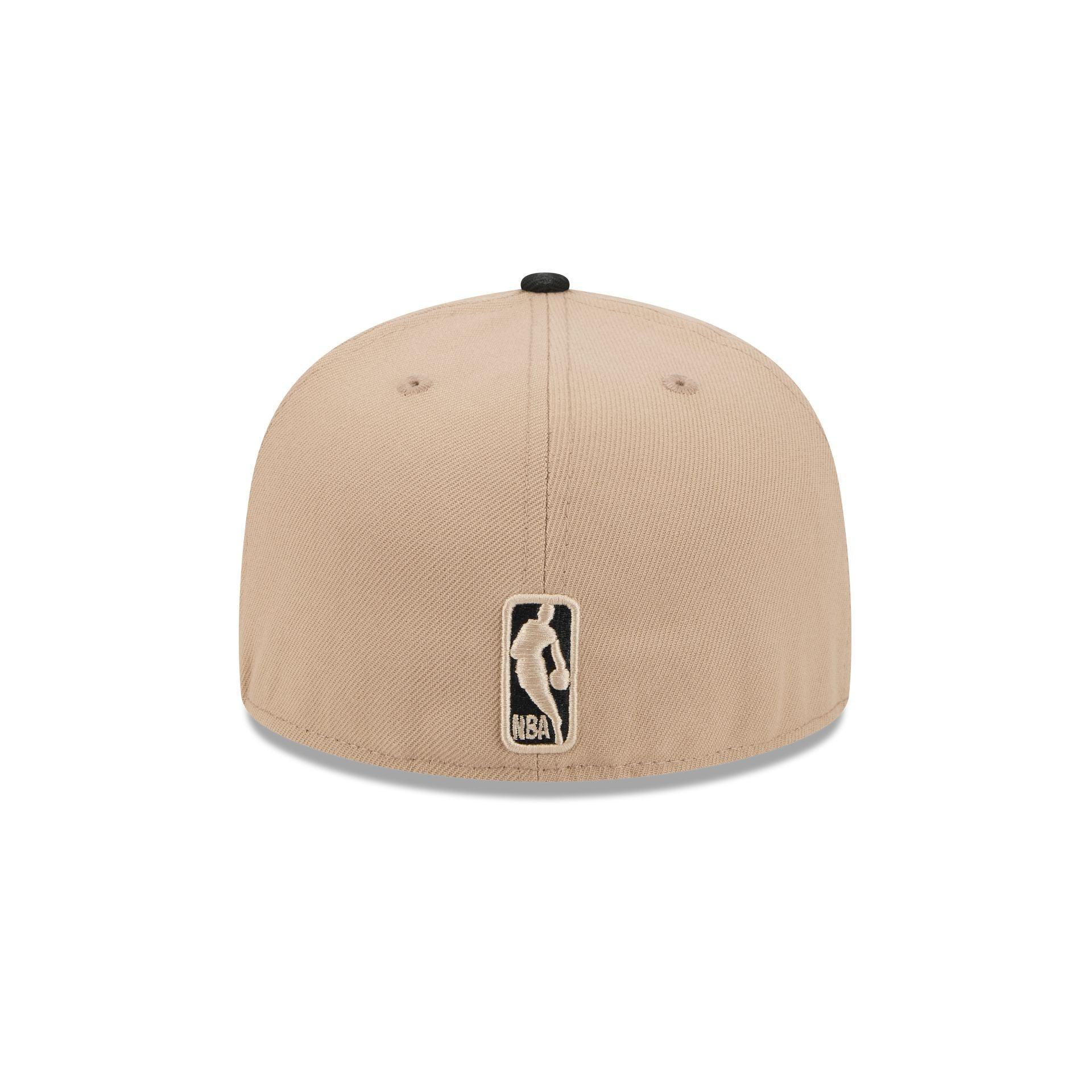 Miami Heat Camel 59FIFTY Fitted Hat Male Product Image