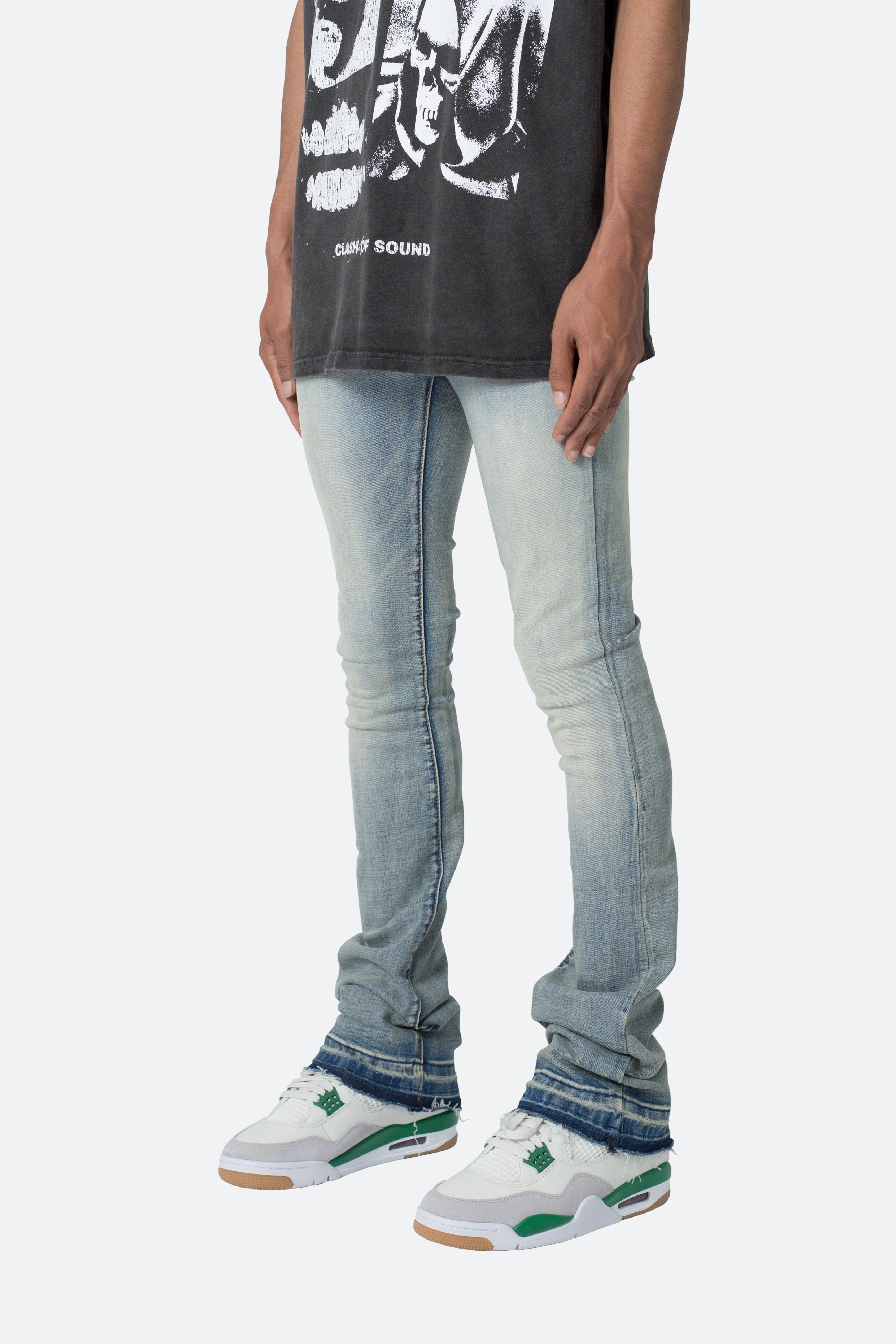 X514 Skinny Stacked Denim - Medium Blue Product Image