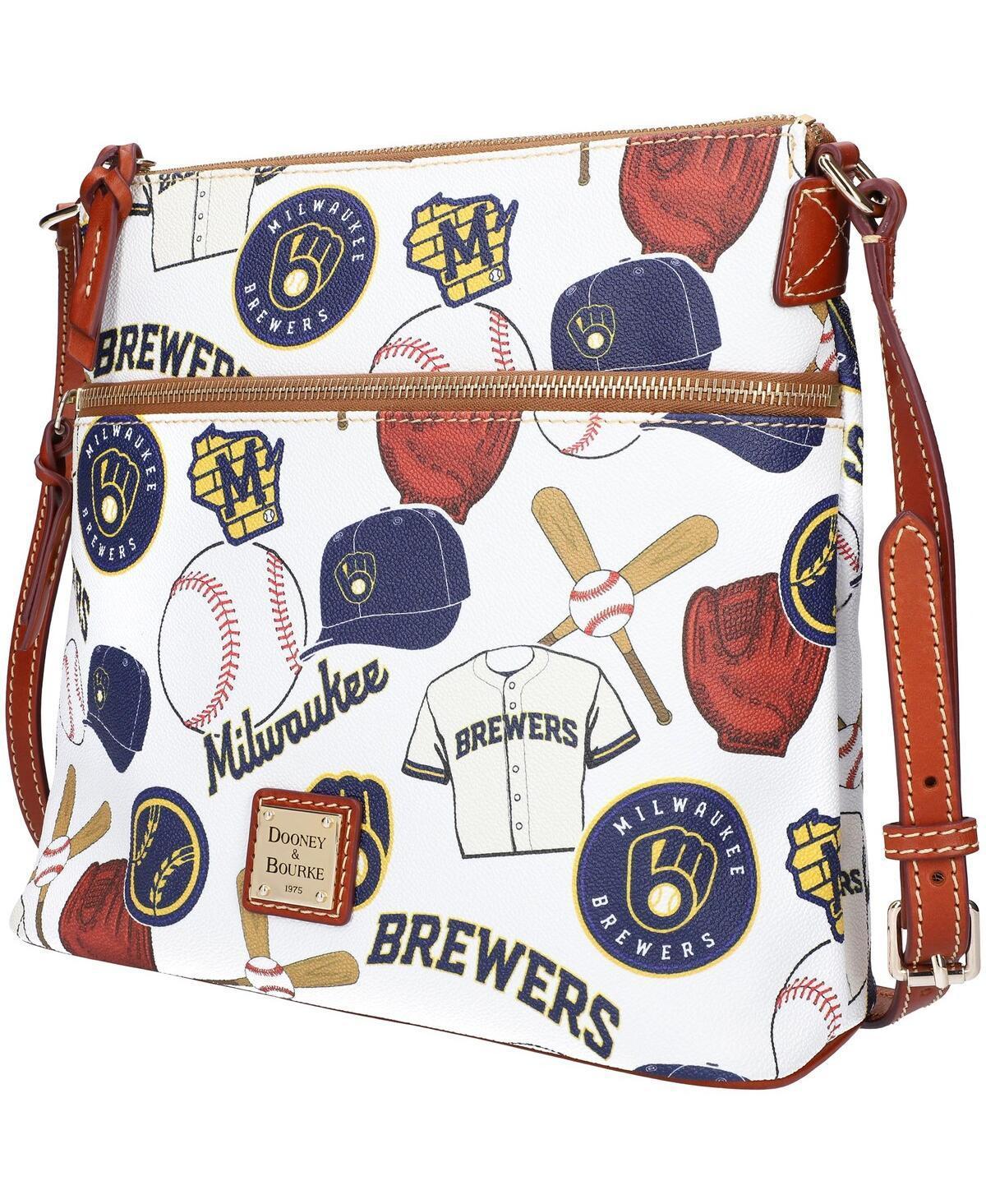 Womens Dooney & Bourke Milwaukee Brewers Gameday Crossbody Purse Product Image