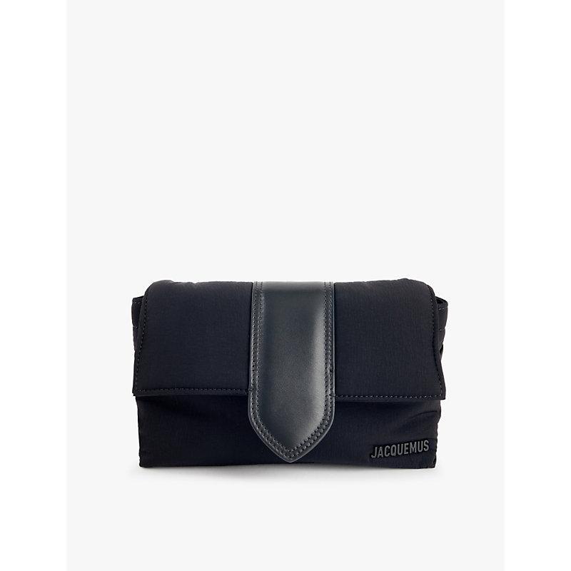 JACQUEMUS Mens Black La Banane Bambino Woven Belt Bag Product Image