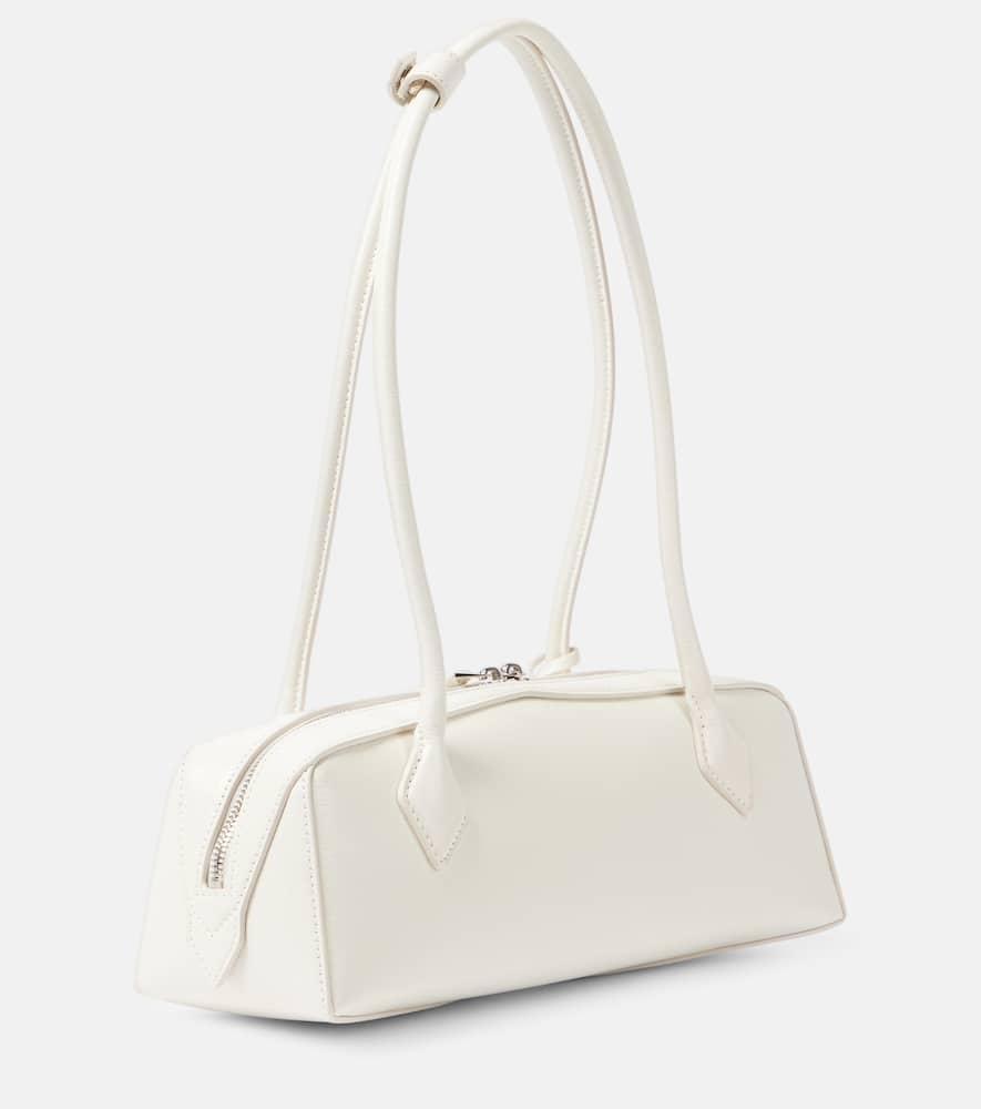 Le Teckel Shoulder Bag In Leather In White Product Image