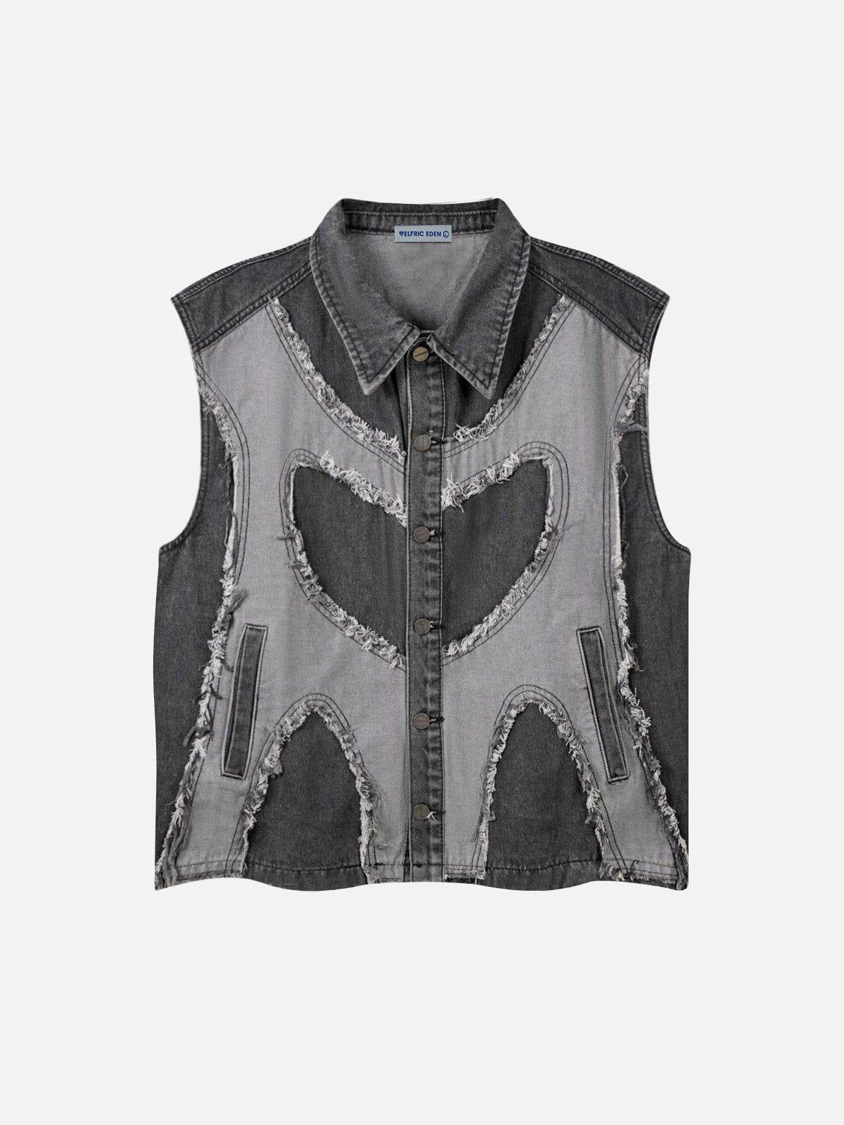 Aelfric Eden Heart Fringe Washed Vest Product Image