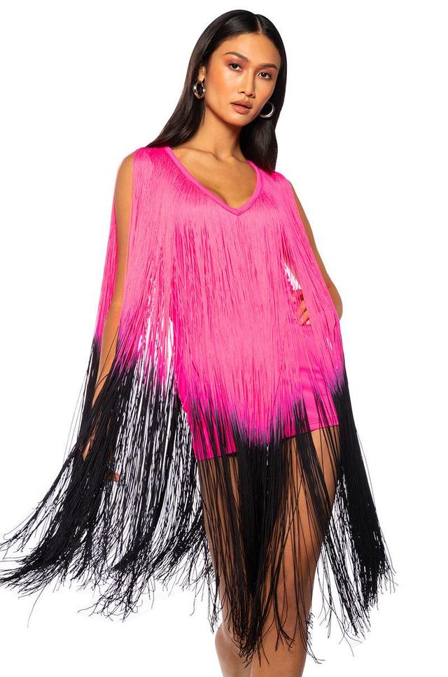 FLAPPER FRINGE MINI DRESS Product Image