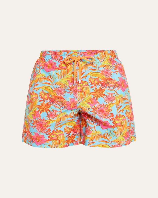 Mens Tahiti Flower-Print Swim Shorts Product Image