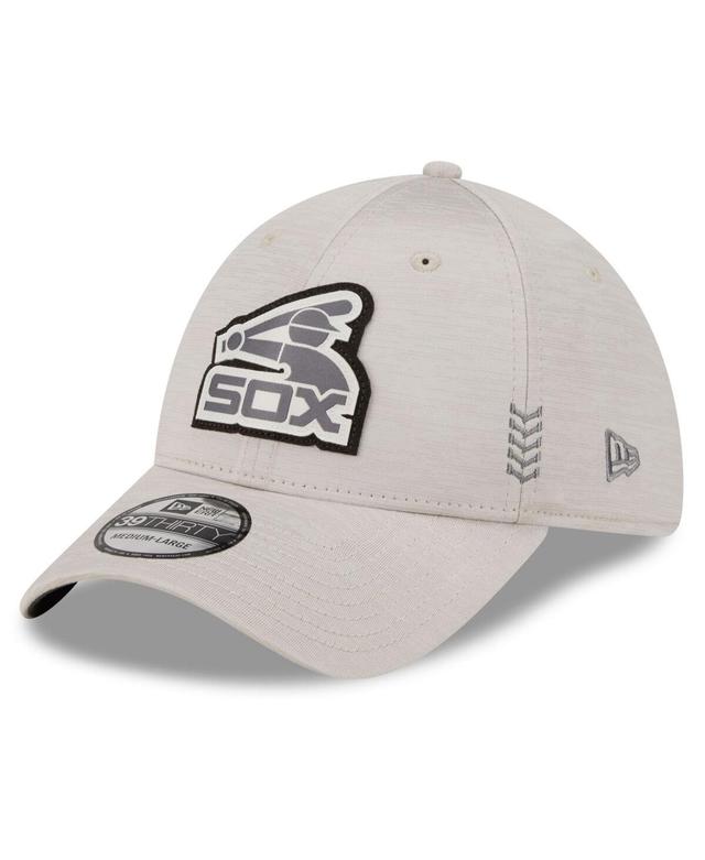 Mens New Era Cream Chicago White Sox 2024 Clubhouse 39THIRTY Flex Fit Hat Product Image