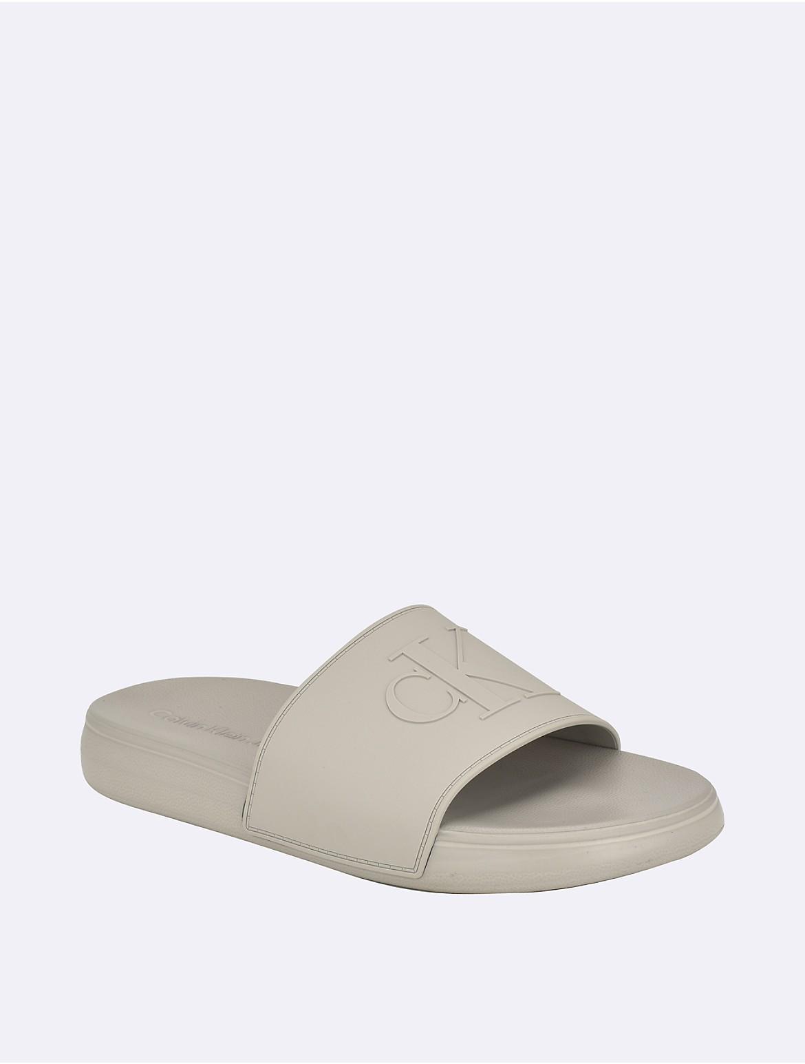 Calvin Klein Mens Mens Winston Slide - White - 7 Product Image