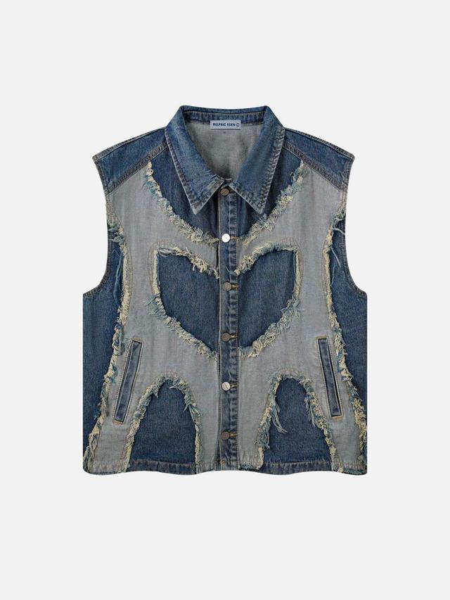 Aelfric Eden Heart Fringe Washed Vest Product Image