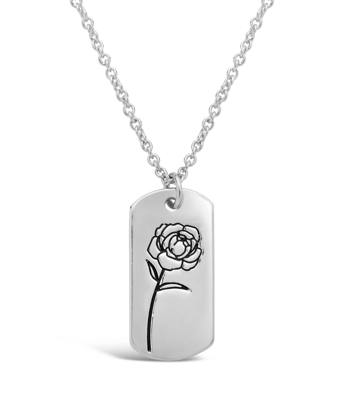 Womens Birth Flower Necklace - July/Water Lily Product Image