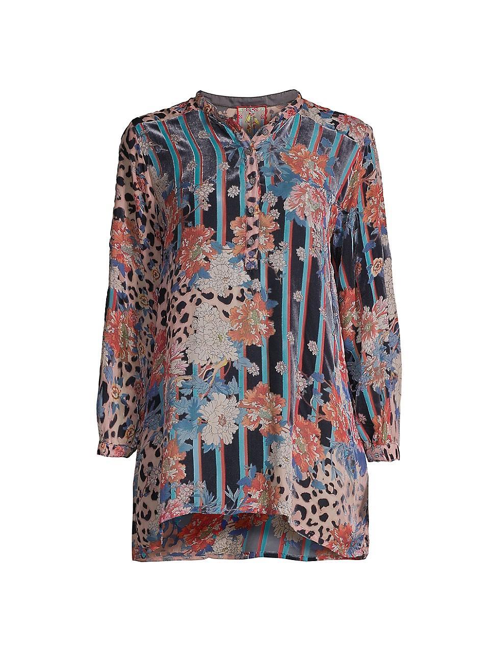 Womens Ontari Printed Oversized Tunic Product Image