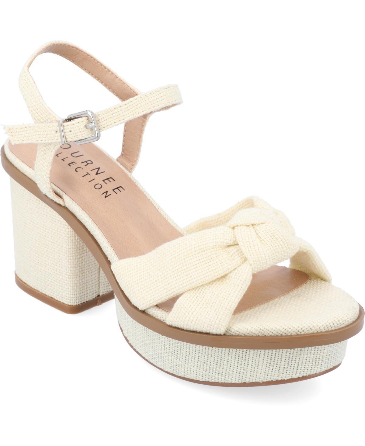 Journee Collection Womens Garner Platform Sandals Product Image