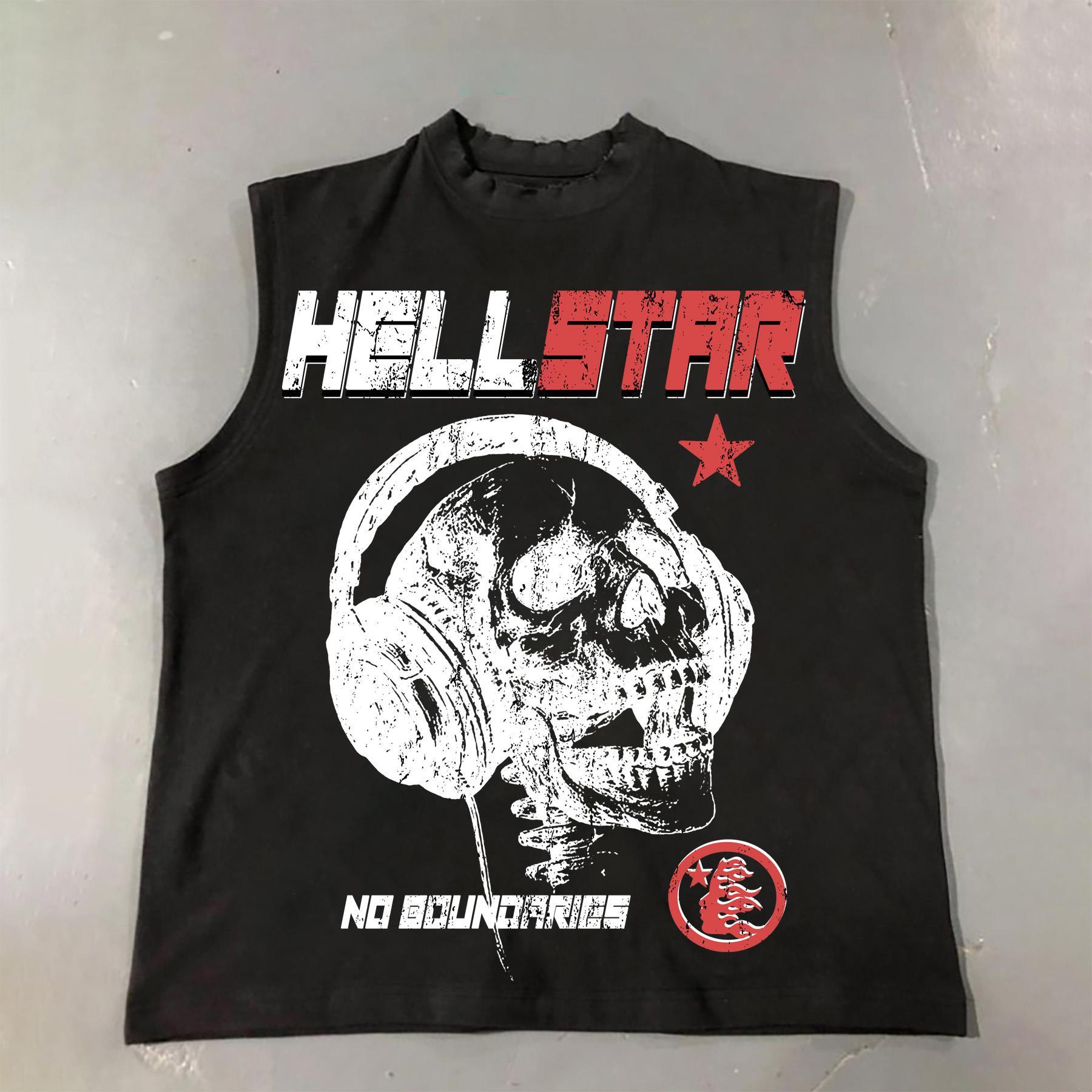 Men's Hellstar Mummy Human Print Cotton Tank Top Product Image