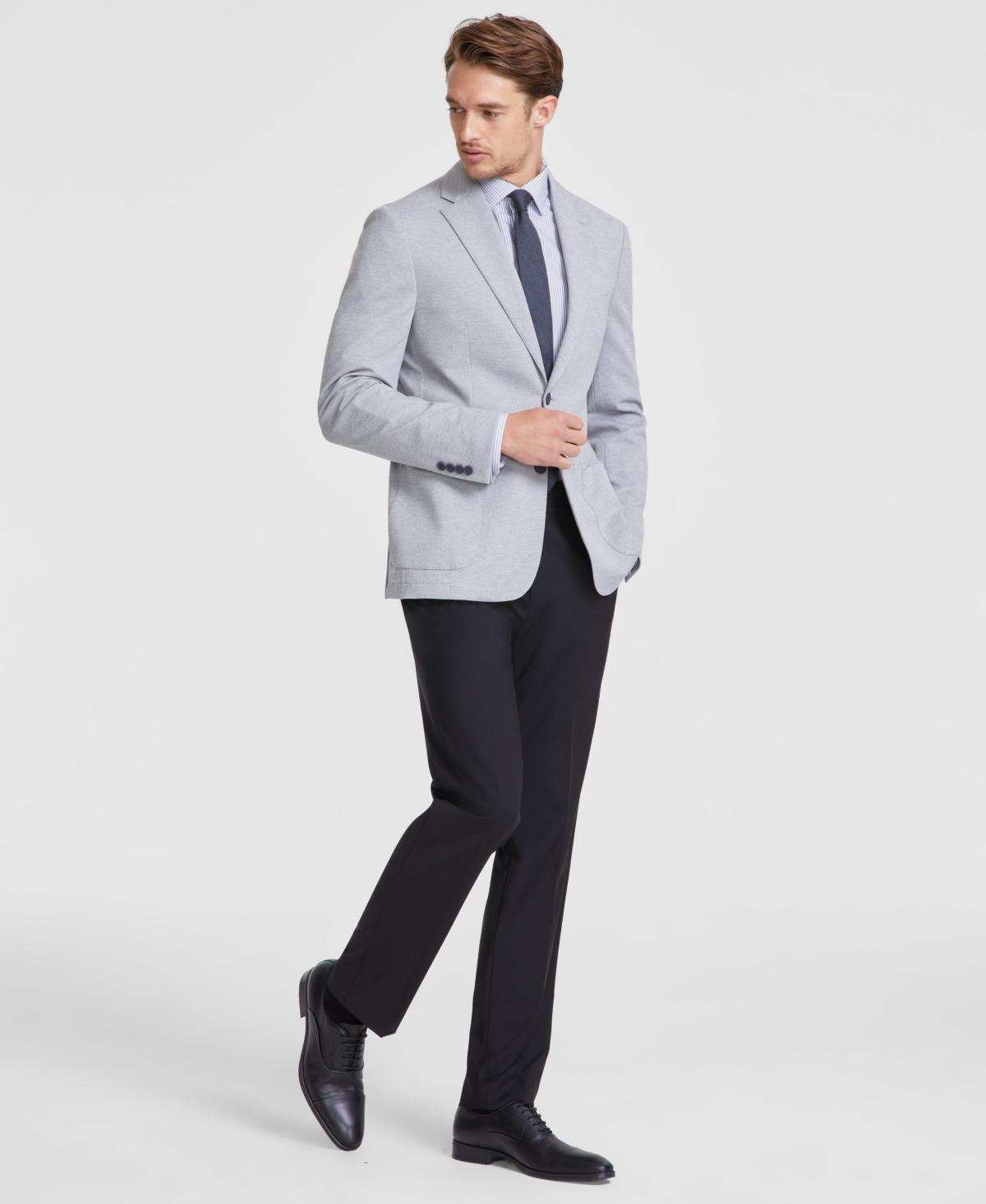 Calvin Klein Mens Slim-Fit Solid Knit Sport Coat Product Image