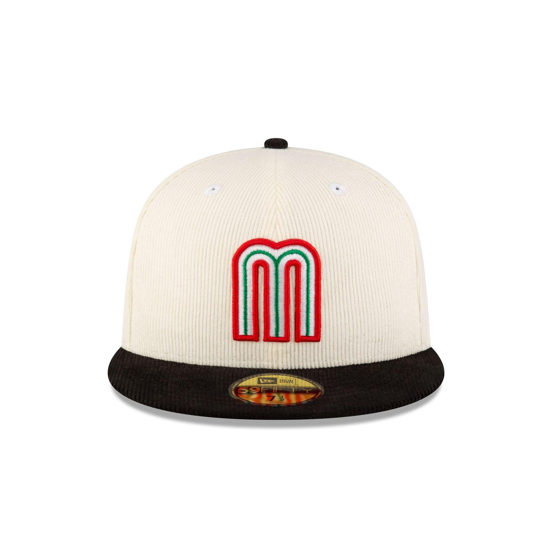 Mexico Baseball Chrome Black Corduroy 59FIFTY Fitted Hat Male Product Image