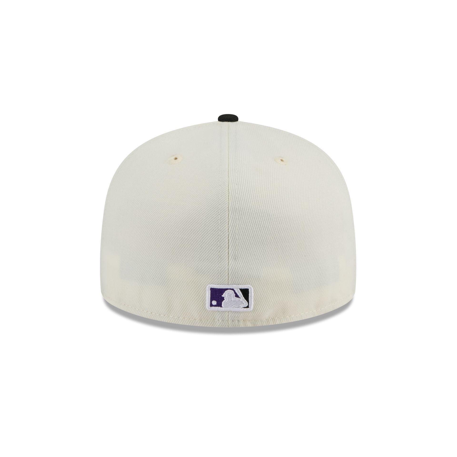 Colorado Rockies Chrome 59FIFTY Fitted Hat Male Product Image