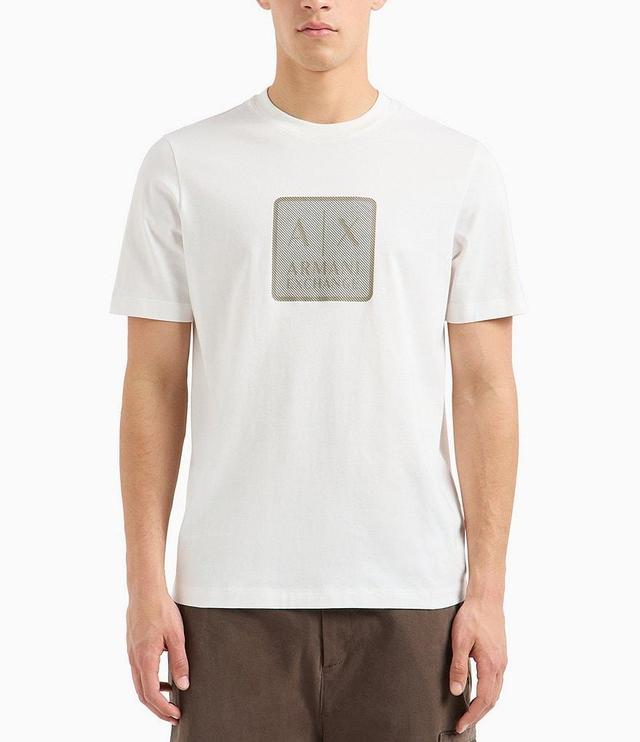 Armani Exchange Box Diagonal Logo Short Sleeve T-Shirt Product Image