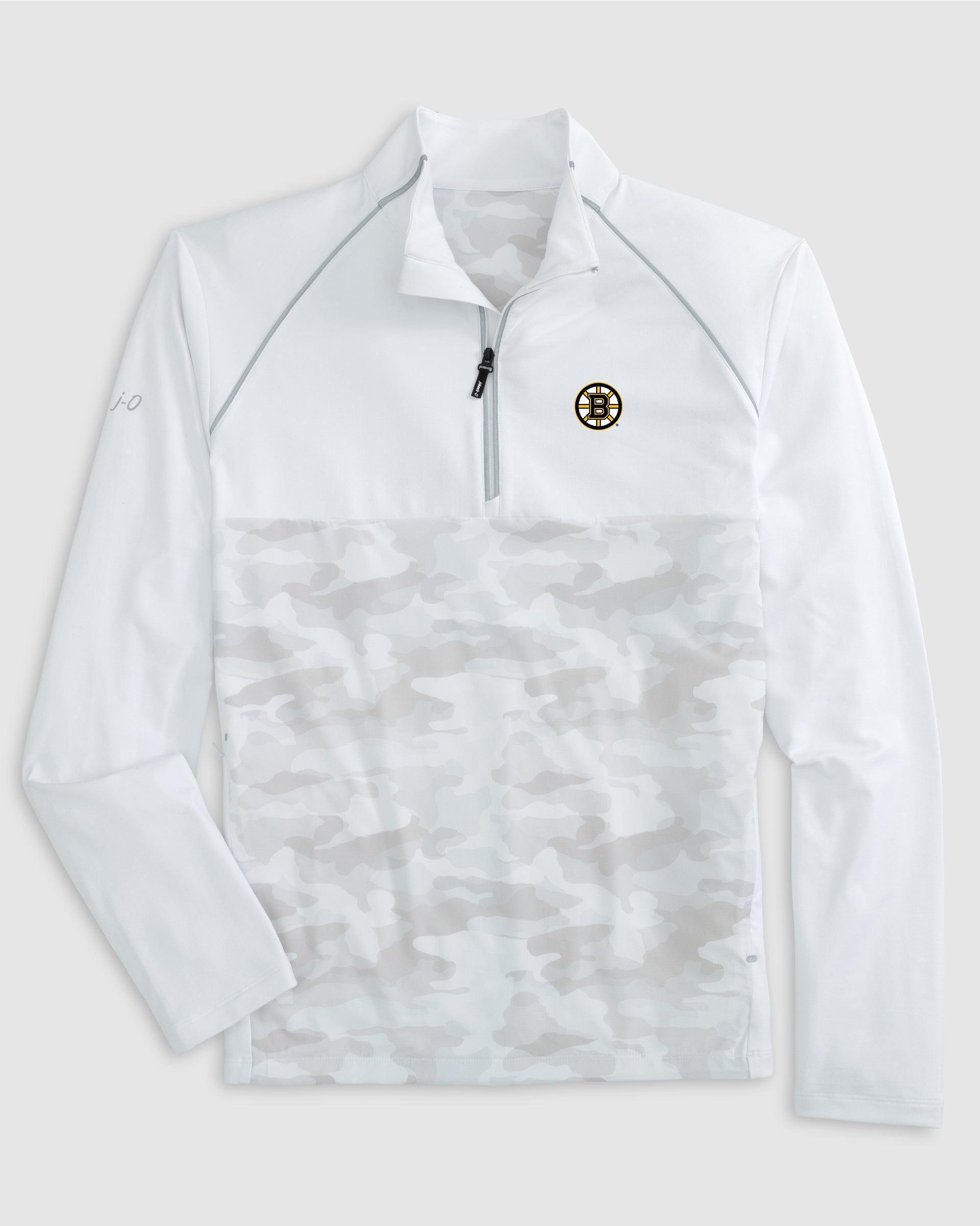 johnnie-O Boston Bruins Keiser Camo Mixed Media 1/4 Zip Product Image