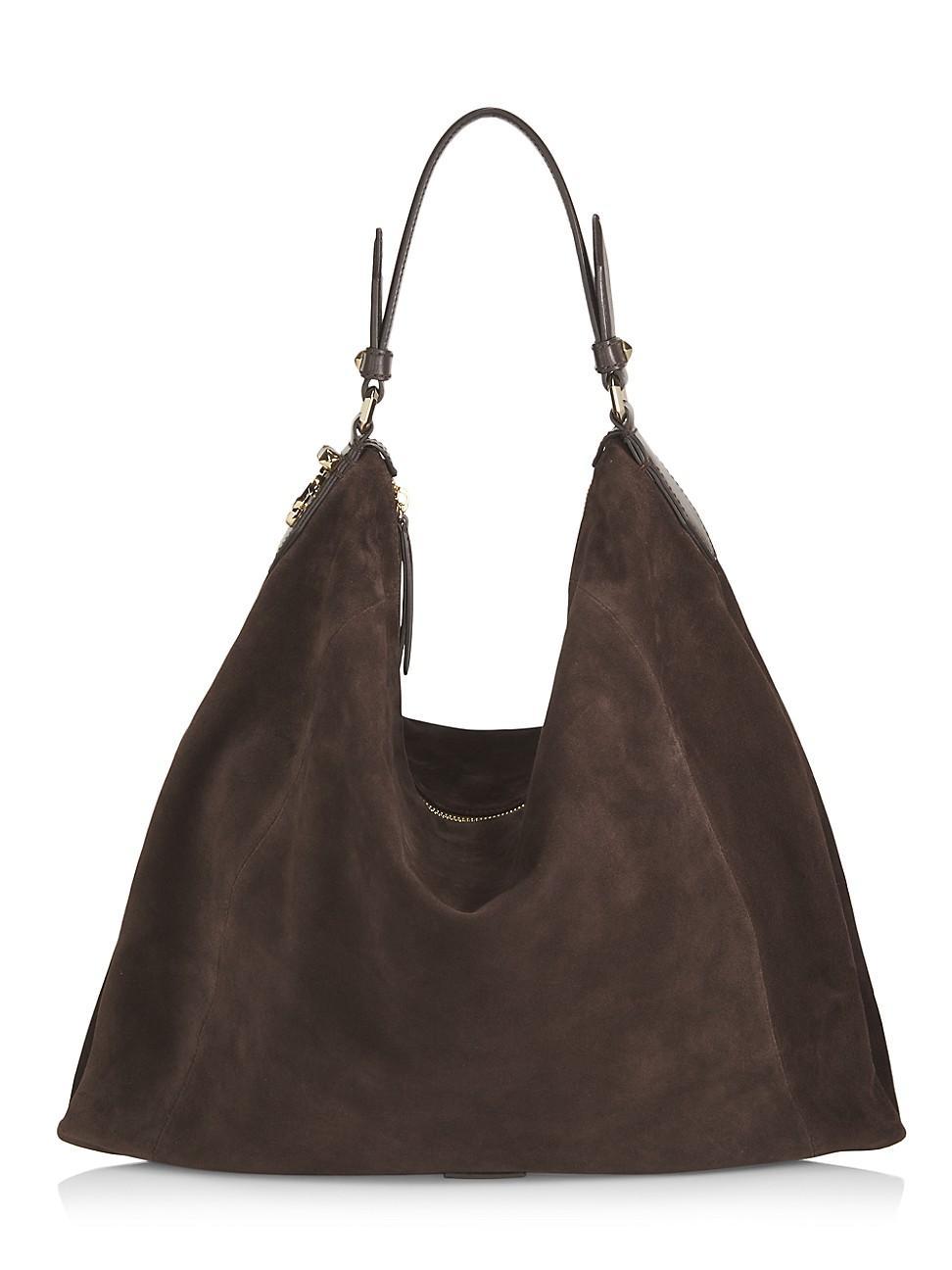 Womens Anna Suede Hobo Bag Product Image