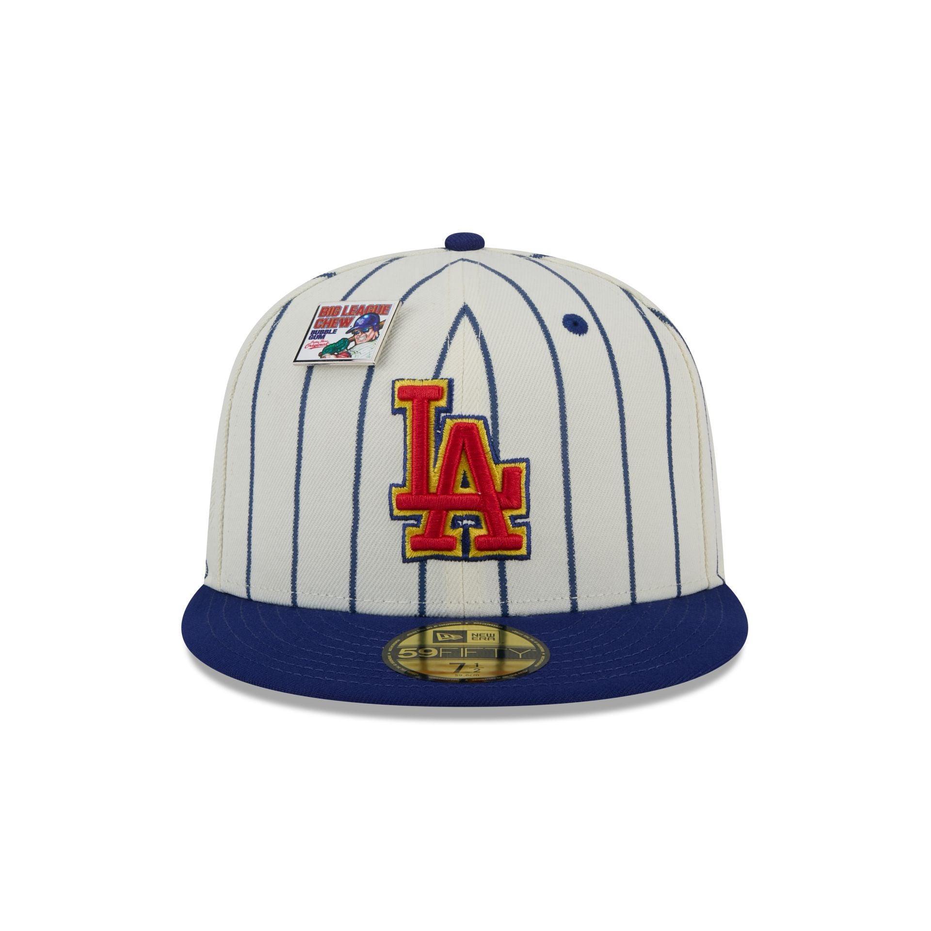 Big League Chew X Los Angeles Dodgers Pinstripe 59FIFTY Fitted Hat Male Product Image