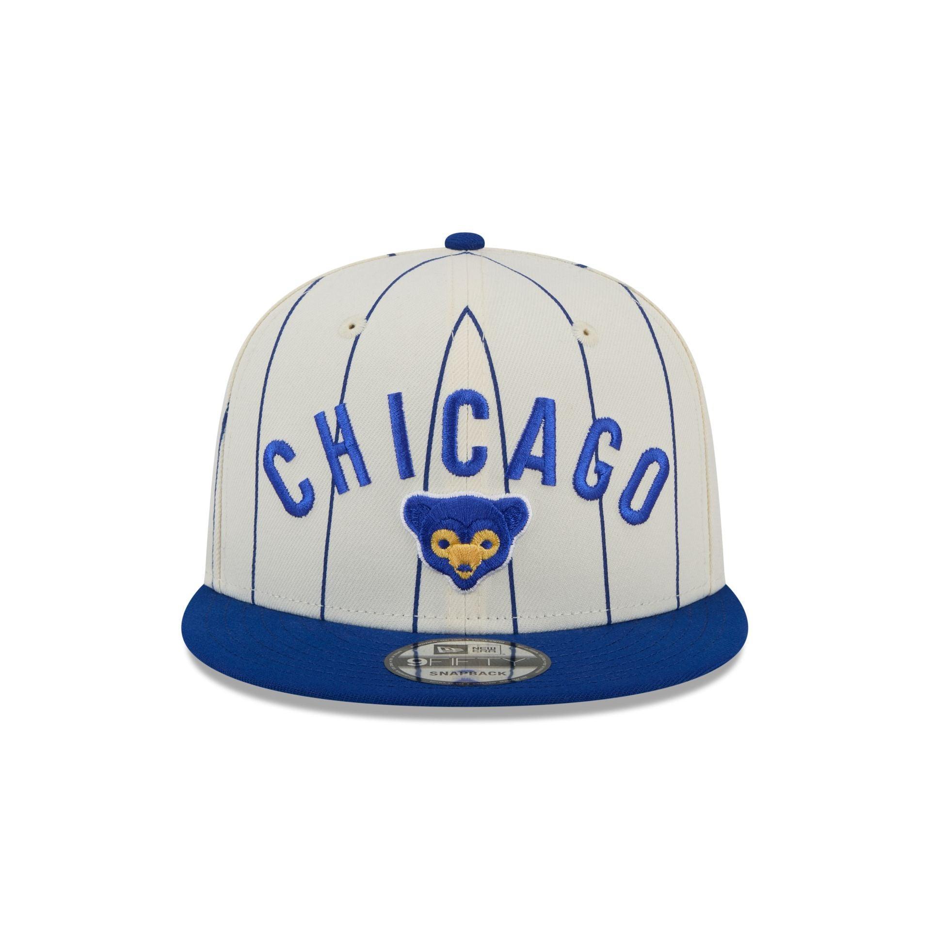 Chicago Cubs Jersey Pinstripe 9FIFTY Snapback Hat Male Product Image