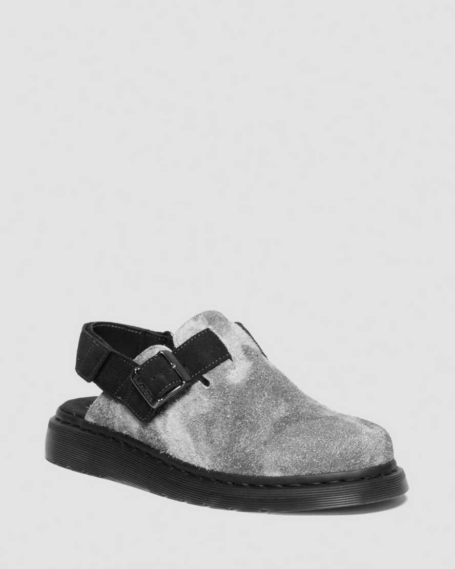 DR MARTENS Jorge II Hairy Suede Slingback Mule Product Image