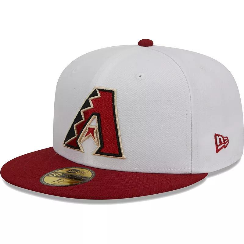 Mens New Era /Red Arizona Diamondbacks Optic 59FIFTY Fitted Hat Product Image