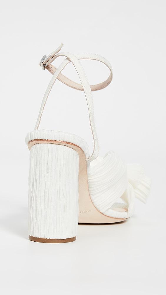 Loeffler Randall Camellia Pleated Bow Heel with Ankle Strap | Shopbop Product Image