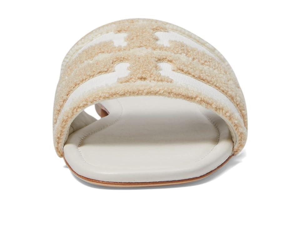 Tory Burch Double T Slides (Natural/ Light Alabaster) Women's Sandals Product Image