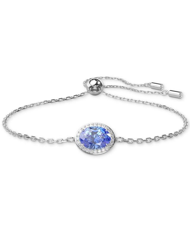 Womens Constella Rhodium-Plated & Crystal Bracelet Product Image