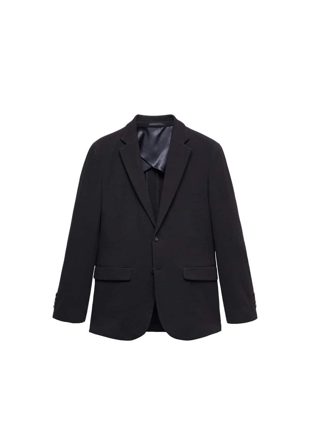 MANGO MAN - Structured slim fit cotton blazer navyMen Product Image