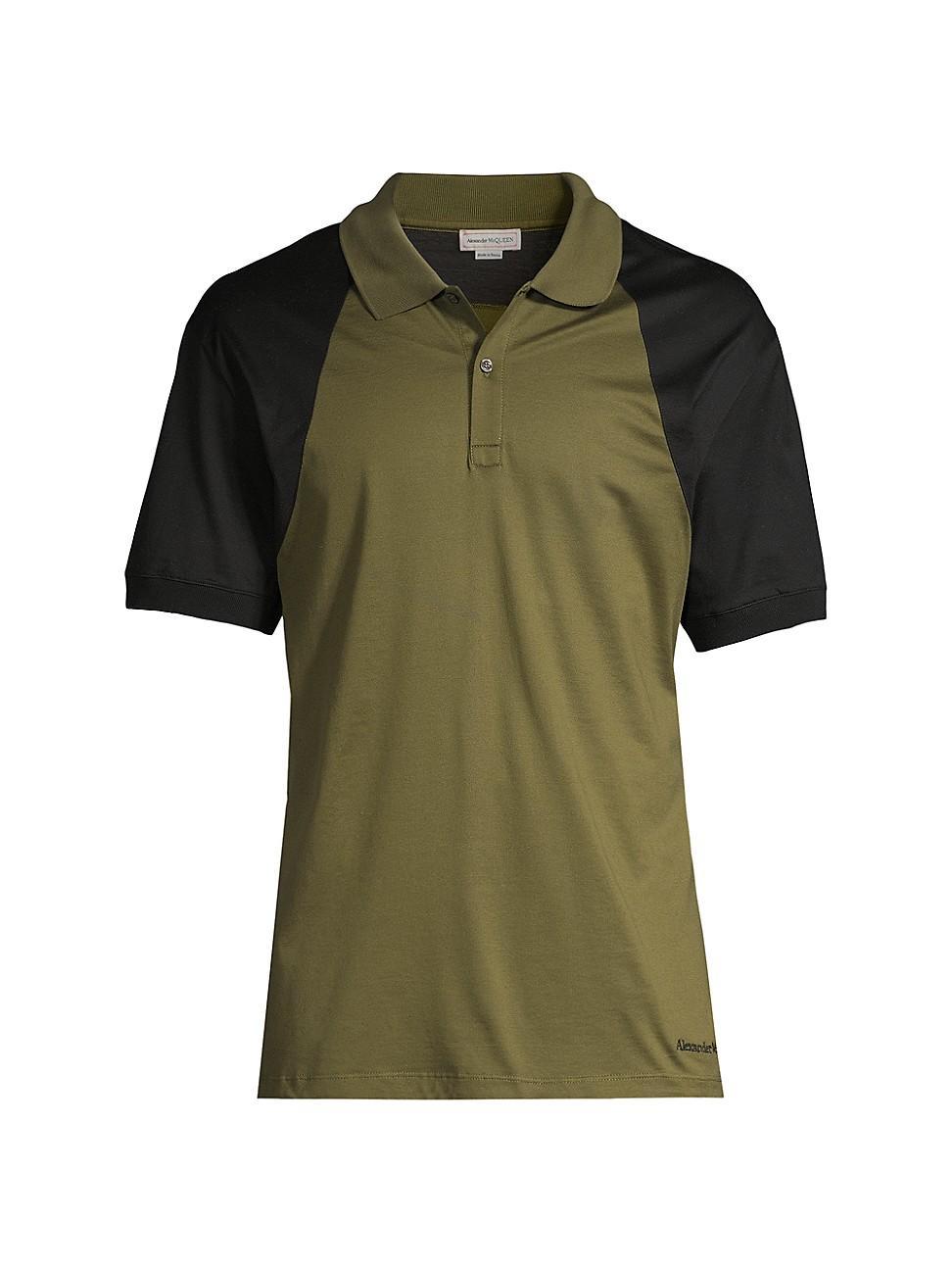 Mens Harness Colorblock Polo Shirt Product Image