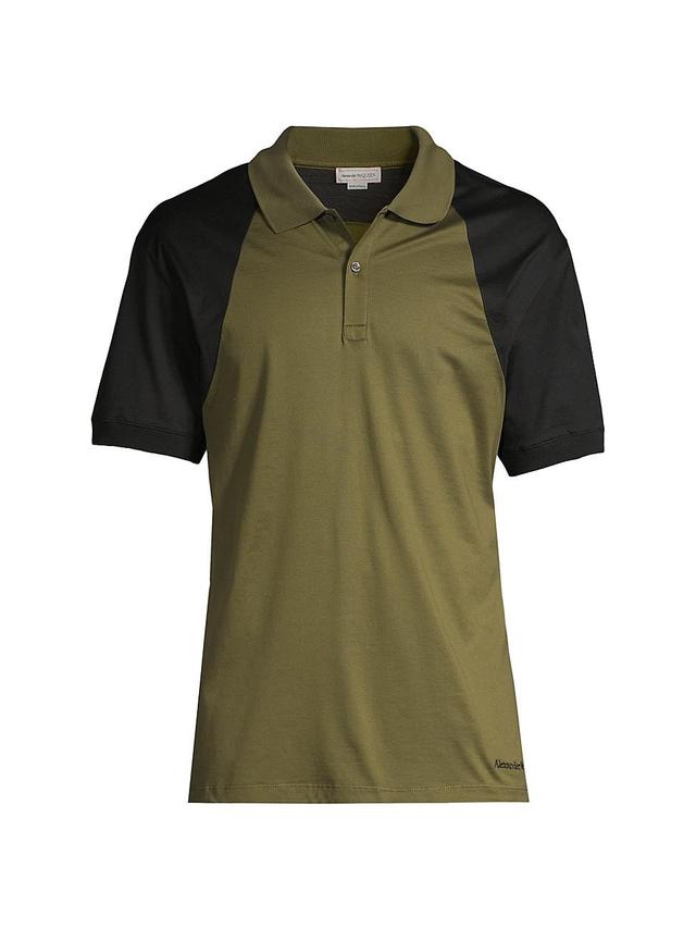 Mens Harness Colorblock Polo Shirt Product Image