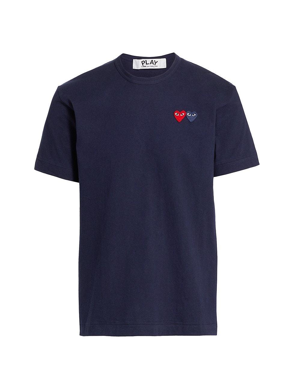 Mens Embroidered Heart Patch Tee Product Image