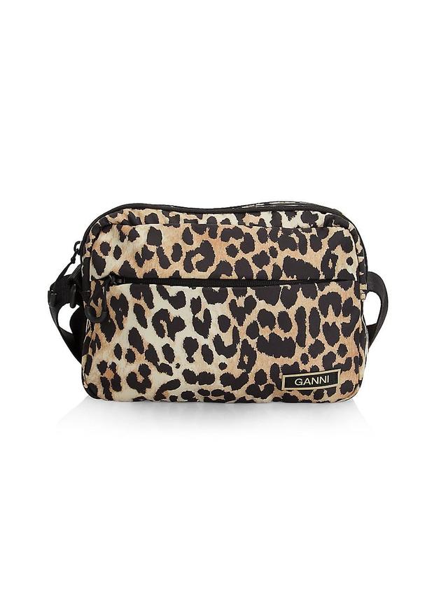 Womens Festival Animal-Print Crossbody Bag Product Image