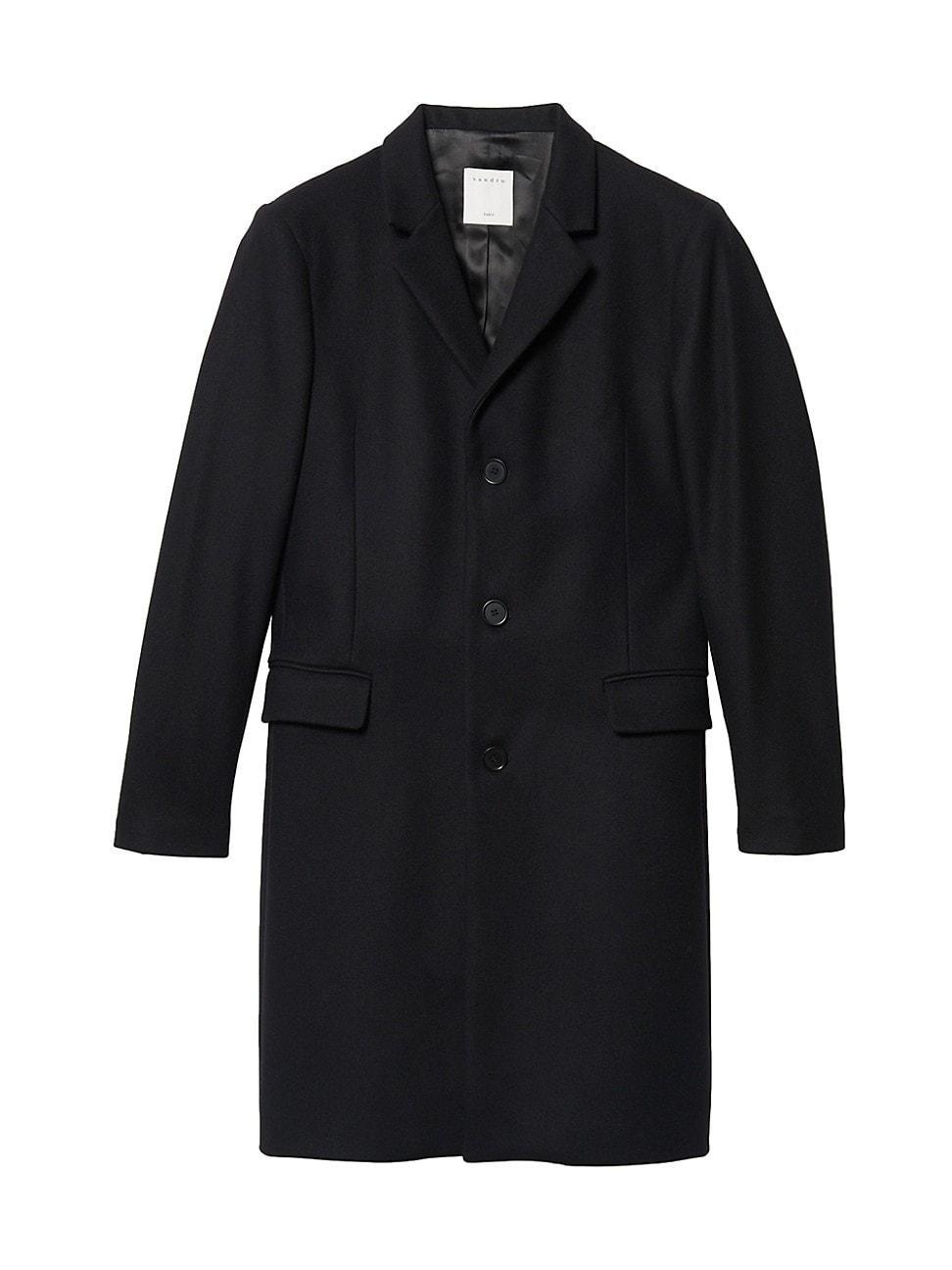 Mens Wool Top Coat Product Image