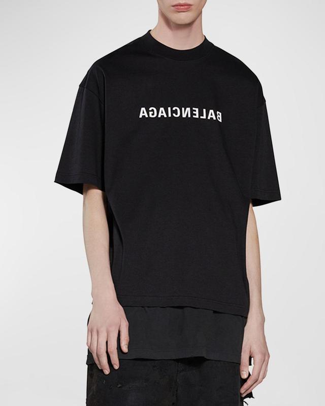 Mens Mirror Balenciaga T Shirt Medium Fit Product Image