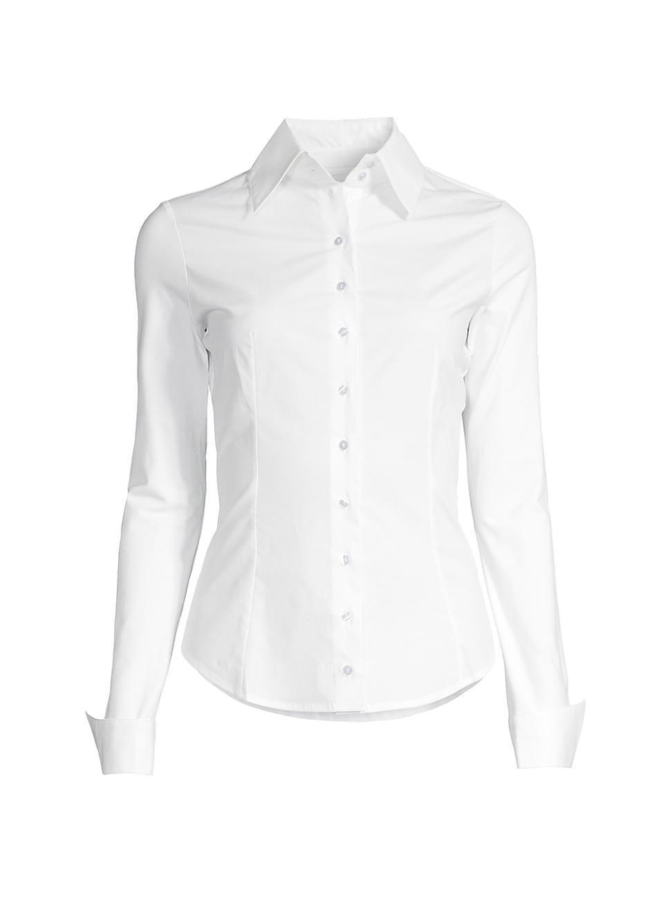 Womens Armantine Stretch-Cotton Shirt Product Image