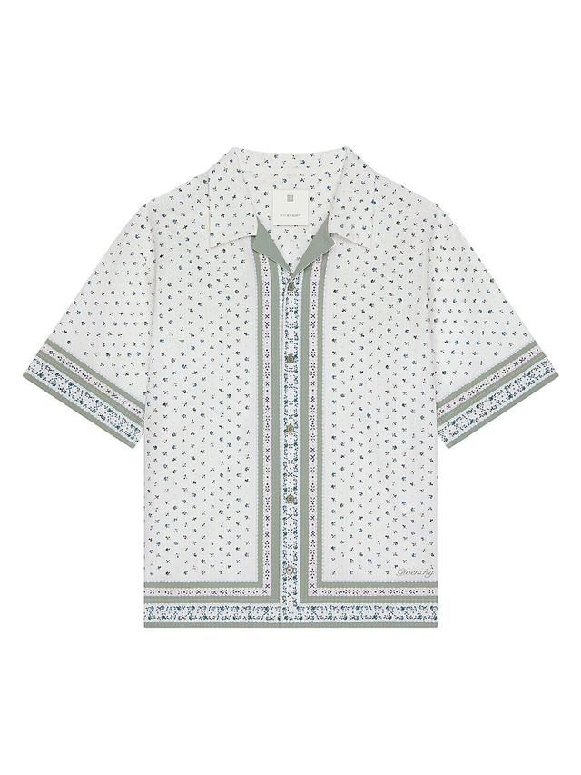 Mens Boxy Fit Printed Shirt in Cotton Product Image