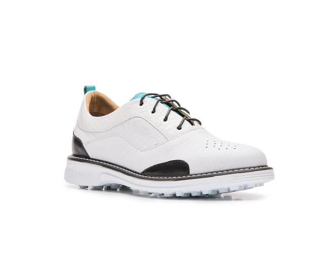 Boxto Golf Women's Inspiration Dreamy Spikeless Golf Shoes - White/Black Product Image